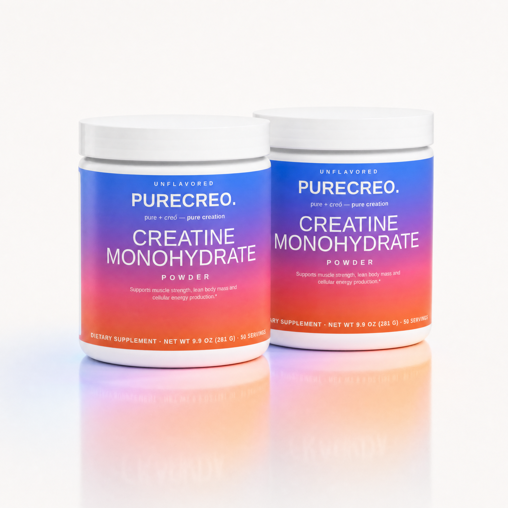 Creatine Monohydrate — Unflavored · 2-Pack (Save 5%)
