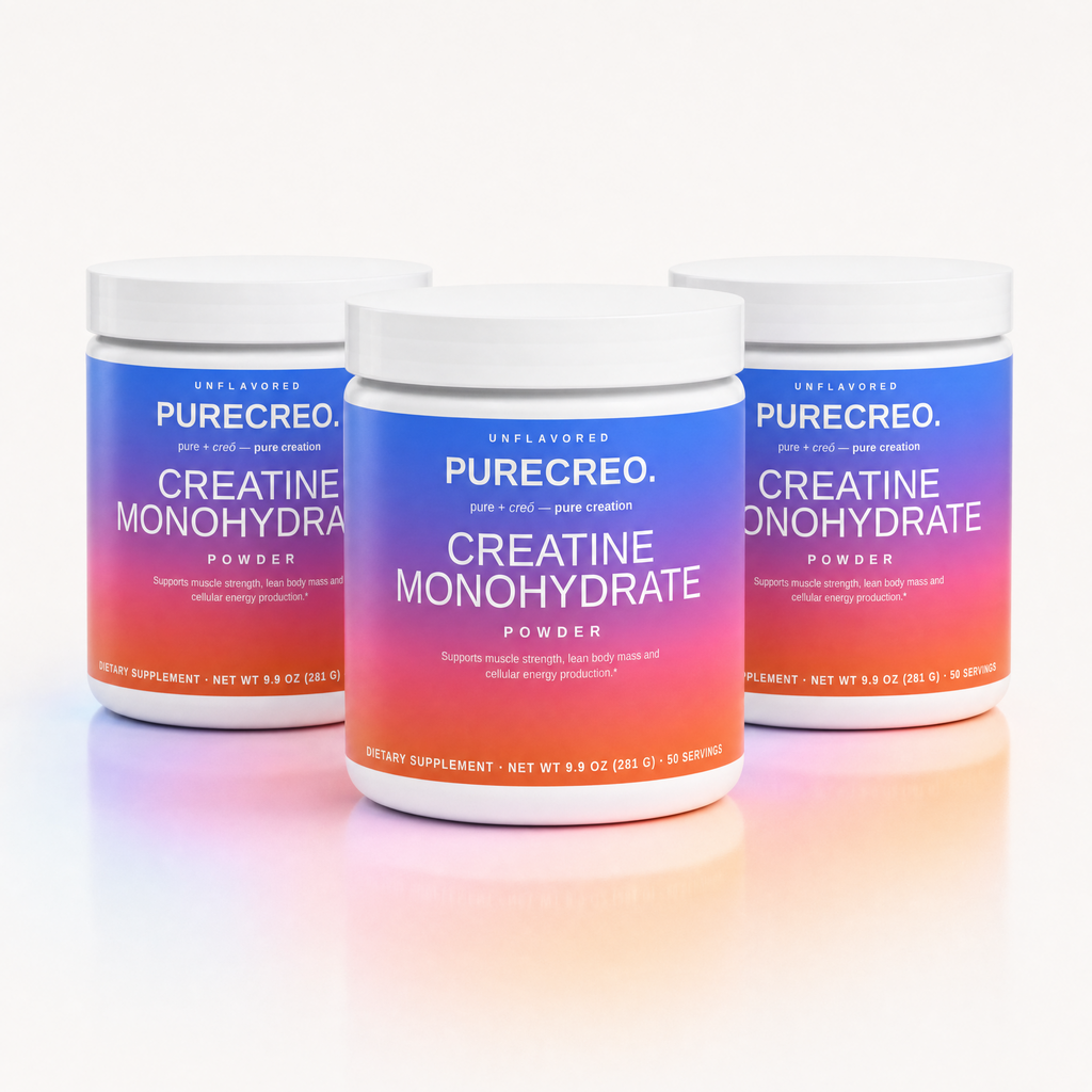 Creatine Monohydrate — Unflavored · 3-Pack (Save 10%)