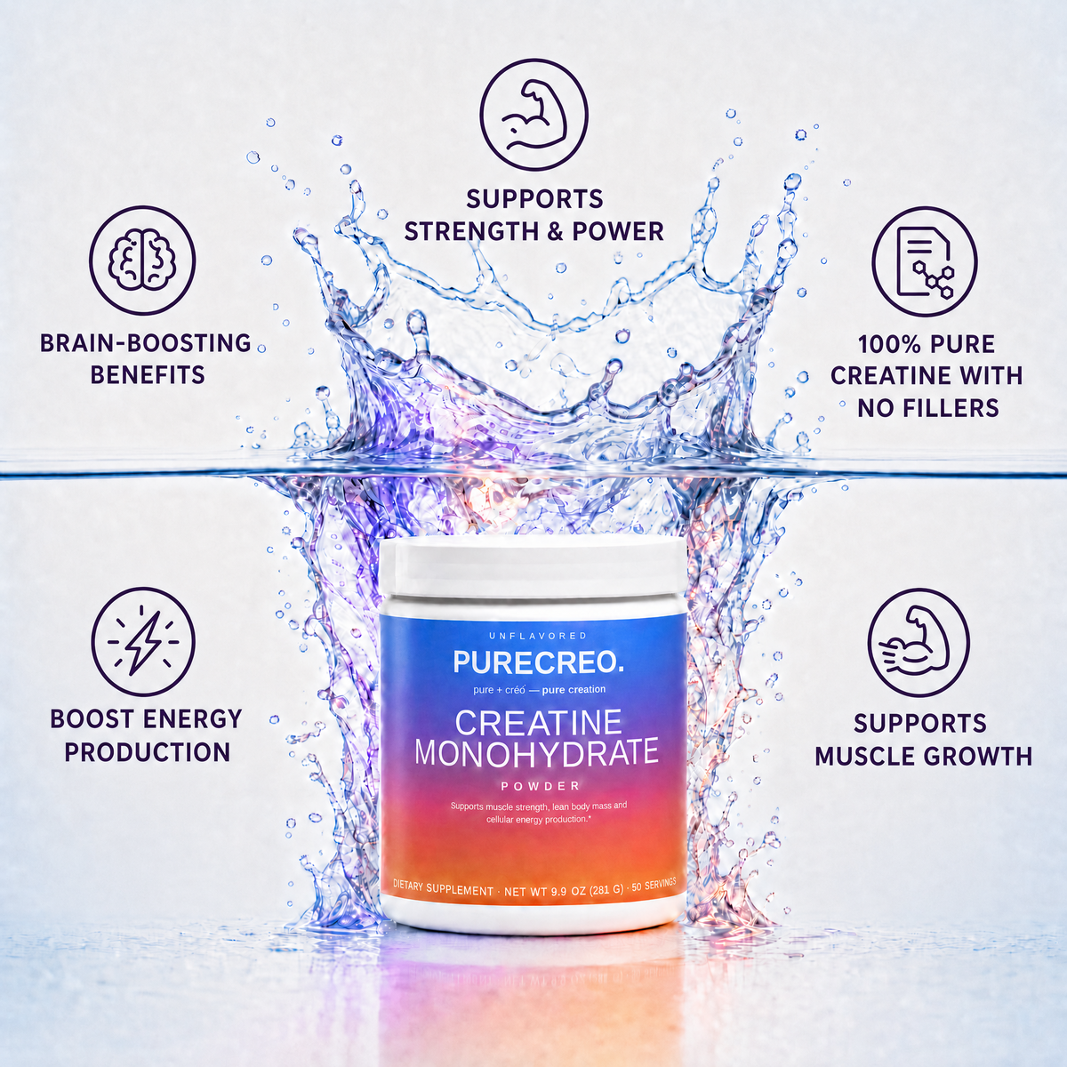 Creatine Monohydrate — Unflavored