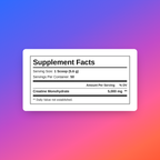 Creatine Monohydrate — Unflavored